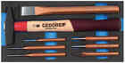 Meißel-sortiment En Check-Tool-Modul GEDORE Bleu