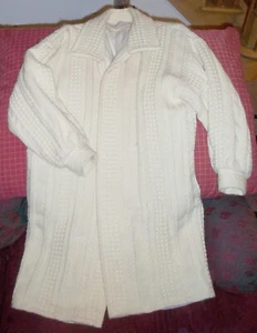 Abrigo suéter vintage para mujer Weave of the Irish 100 % lana talla M - Imagen 1 de 3