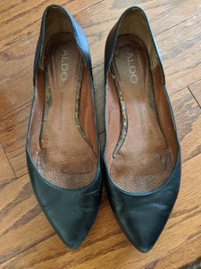 aldo black flats