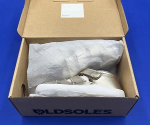 Old Soles Girls Sandal Leather Gold Size 25 Toddler - Picture 1 of 5