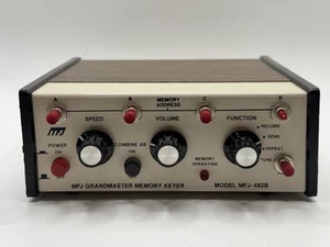 MFJ-482B Grandmaster Memory Keyer with Manual and AC Adapter - Photo 1/1