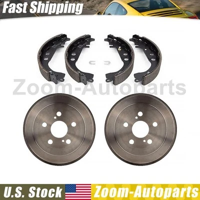 Tambores de freno traseros + zapatas de freno para Toyota Celica 2000 2001 2002 2003 2004 2005 Foto 1 de 4