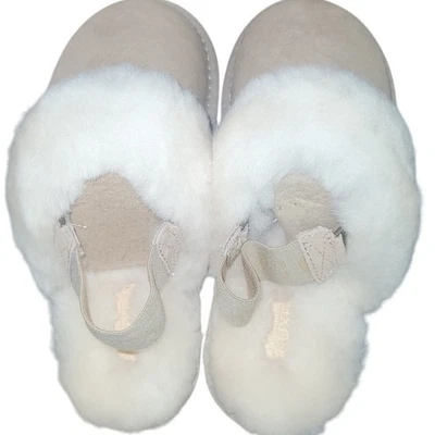 Australia Luxe Collective 儿童北欧拖鞋,沙子,尺寸 3,骡子吊带 — 第 1/4 张图片