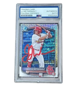 JJ Wetherholt Signed Mega Box Card Auto Autographed St. Louis Cardinals PSA - Picture 1 of 2