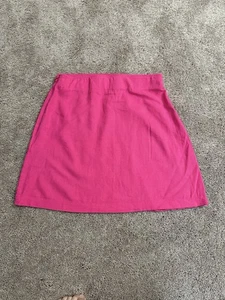 Old Navy Rock Damen Größe Medium Hot Pink Aline Mini Röhre dehnbar Leinen Viskose - Bild 1 von 8