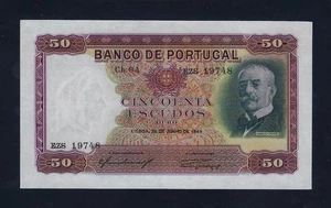 Portugal 50 Escudos 1949 P-154 vz++ - Bild 1 von 2