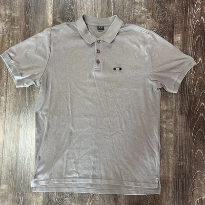 Camisa Polo Oakley Para Hombre Grande Gris Logo Golf Informal Rendimiento Manga Corta Foto 1 de 4