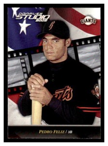 2002 Donruss Studio #128 Pedro Feliz - San Francisco Giants