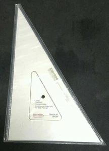 Koh-I-Noor 7205-10 10 Inch Professional Drafting Triangle 30/60 Clear - Picture 1 of 1