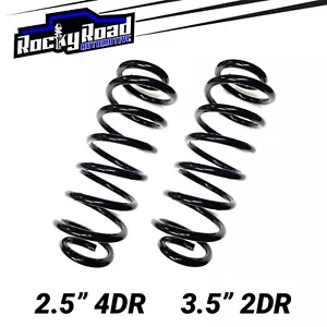 Pro Comp 2.5” 4DR / 3.5” 2DR Lift REAR Coil Springs for 07-18 Jeep Wrangler JK - Picture 1 of 6
