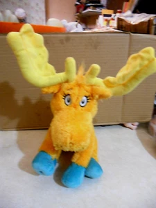 KOHLS CARES DR SEUSS THIDWICK BIG HEARTED MOOSE CUTE ORANGE PLUSH EUC LOOK - Picture 1 of 6