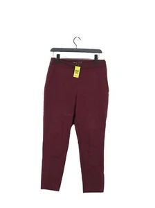 Karen Millen Women's Trousers UK 12 Purple Cotton with Elastane, Polyamide Chino - Picture 1 of 7