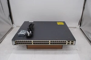 WS-C3750G-48PS-S - Commutateur PoE Gigabit 48 ports CISCO - Livraison gratuite au Royaume-Uni ! - Photo 1/2