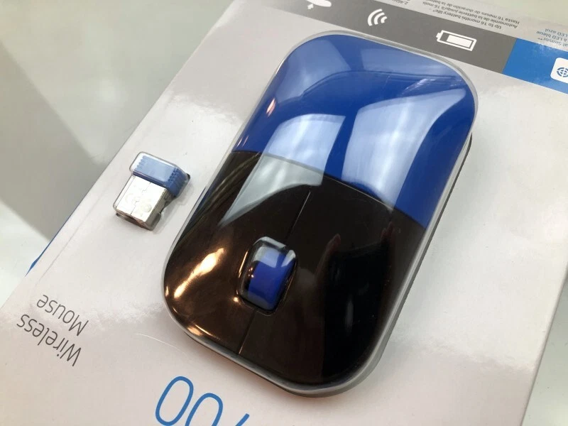 HP Z3700 Blau V0L81AA kabellose Maus USB Dongle Wireless Mouse 1200 dpi LEISE - Bild 1 von 1