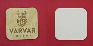 Varvar Brew Brauerei Bierdeckel Coaster Beermat - Picture 1 of 1