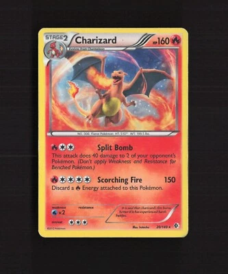Charizard 20/149 Boundaries Crossed Cosmos Holo Rare Pokemon Card DMG - Image 1 of 2