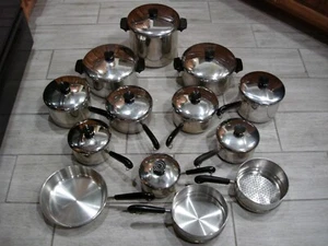 Juego de utensilios de cocina de 23 piezas con núcleo/fondo plano de aluminio REVERE WARE ¡HERMOSO! - Imagen 1 de 12