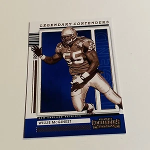 2021 Panini Contenders - Willie McGinest - Football Card - Picture 1 of 2