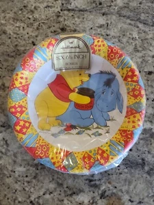 VTG Pack Six 6 1/8 Inch Hallmark Winnie The Pooh Party Bowls New Rare - Picture 1 of 4