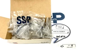 QTY:10 SSP DUOLOK 1/2" OD SS 316 TUBING CAPS, IN FACTORY BOX! P.N.: ISSD8CP - Picture 1 of 2