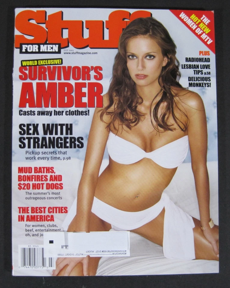 Stuff magazine Amber Brkich from Survivor, Women of MTV July 2001 #20 Foto 1 de 1