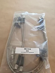2002-2004 Honda Civic SI Steel Braided Brake Lines HN-1310 933 - Picture 1 of 9