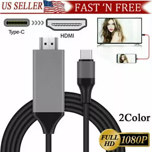 MHL USB Type C to HDMI 1080P HD TV Cable Adapter For Android LG Samsung MacBook - Picture 1 of 5