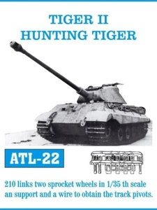 Friulmodel - Metall Panzer Schienen für Tiger II / Jagdtiger 1:35 - ALT22 - Bild 1 von 1