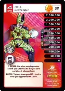 Célula JCC Dragon Ball Z Panini DR4, lámina imparable arco iris Prizm - Imagen 1 de 2