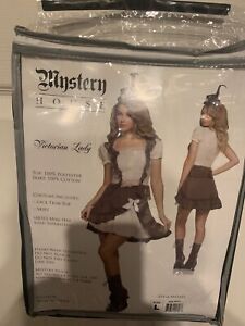 NWOT Mystery House Sexy Victorian Lady Costume Adult Size Large Top & Skirt