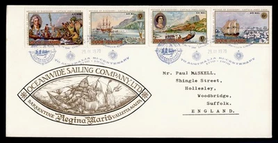 DR WHO 1970 COOK ISLANDS FDC CAPT COOK ANIV COMBO CORREO AÉREO M55921 Foto 1 de 2