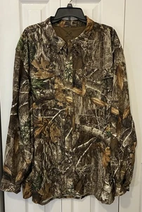 Realtree Shirt Men’s 3XL Scent Factor Camouflage Vented Outdoors Button Down - Picture 1 of 8