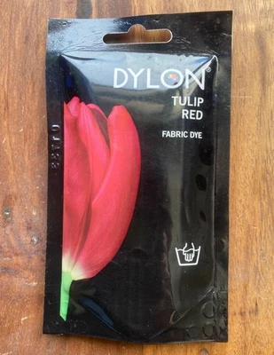 DYLON Hand Dye TULIP RED Fabric Dye Sachet for Clothes, Soft Furnishings 50 g - Image 1 of 4