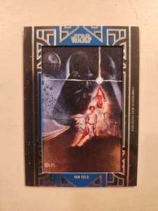 Star Wars RARE Galactic Files Han Solo Serial /99 Commemorative Movie Patch COOL - Picture 1 of 2