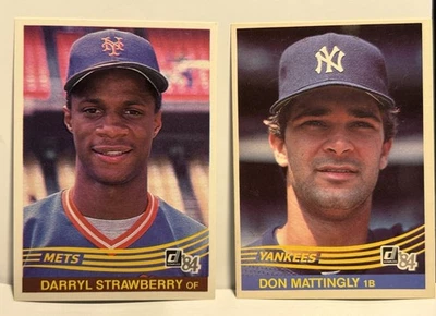 1984 Donruss Baseball Complete Set Mattingly Strawberry RC’s NrMt/Mt Sharp - Image 1 of 4