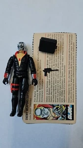 1983 GI Joe Destro komplett mit Karteikarte L46 - Bild 1 von 1