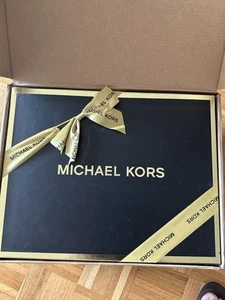 Michael Kors Empty Box w Ribbon X-LARGE Magnetic Closure 19" x 15" x 8" - Picture 1 of 11