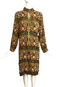 1980s Beaded & Sequin Chiffon Coat, Size 16 - Picture 1 of 6