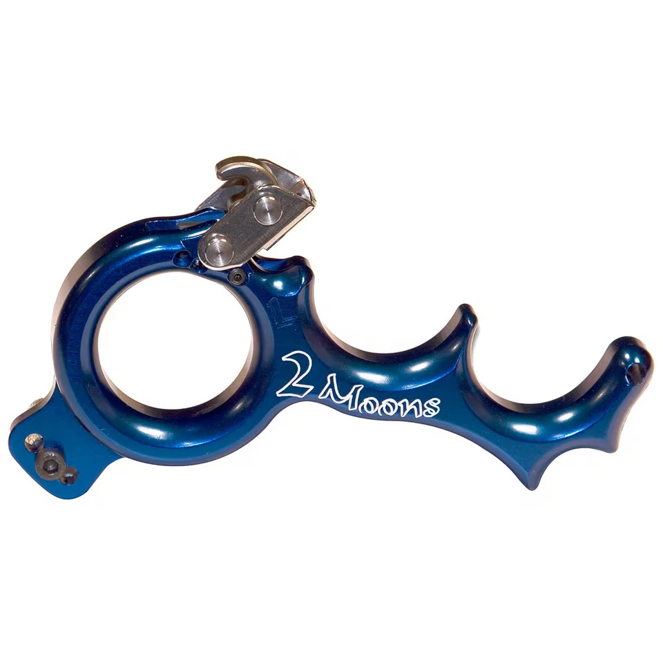 Carter 2 Lunas 3 Dedos Tiro con Arco Liberación, Grande, Azul (RB2M5350) Foto 1 de 1