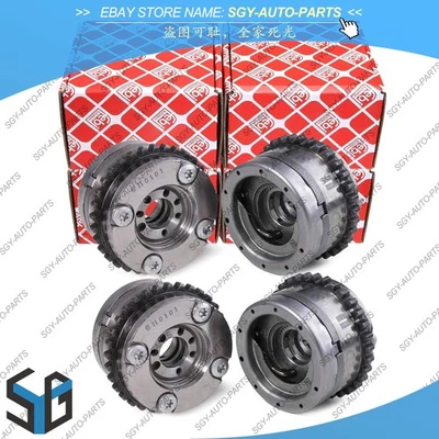 Ajustador de árbol de levas Febi 4 piezas para motor Mercedes Benz E550 E63 ML550 S550 M278 Foto 1 de 4