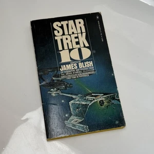 Vintage Star Trek 10 James Blish 1974 Paperback Sci-Fi TV Tie-In Bantam Book - Picture 1 of 7