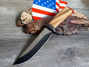 CUCHILLO DE CAZA KANDAR CUCHILLO BOWIE CUCHILLO DE CAZA CUCHILLO CUCHILLO DE BUSCHMESSER - Imagen 1 de 3