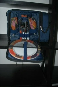 Picnic Time Malibu Insulated Picnic Cooler Navy - Picture 1 of 6