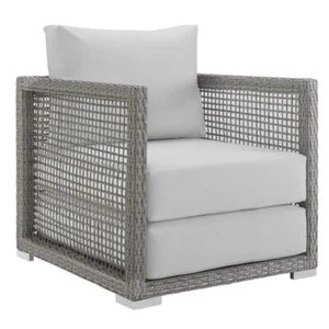 Aura Rattan Outdoor Patio Armchair - Picture 1 of 9