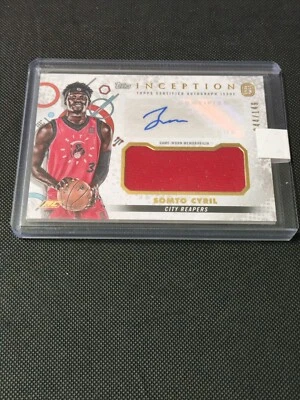2022 topps inception somto cyril 044/149 auto rc #iarc-sc3 city reapers - Image 1 of 2