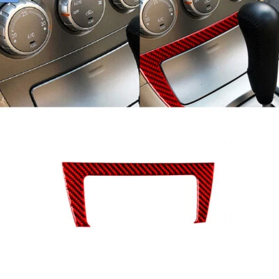 Caja de almacenamiento de fibra de carbono roja cubierta envolvente para Subaru Forester 2005-2008 Foto 1 de 4