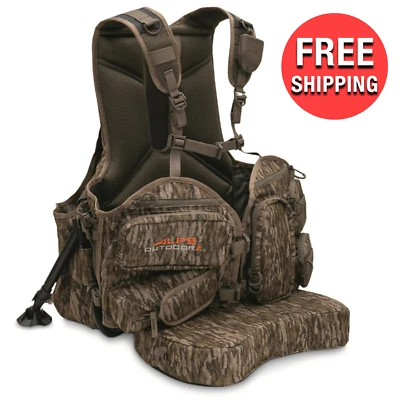 Turkey Vest Tactical Seat Removable Sit-Anywhere Kickstand Frame Hunting Outdoor - Image 1 of 4