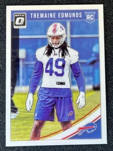 2018 Donruss Optic Rookie Card Tremaine Edmonds Buffalo Bills - Picture 1 of 2
