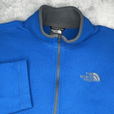 Suéter The North Face Para Hombre Grande Azul Media Cremallera 1/2 Pullover Ligero Polar Foto 1 de 4