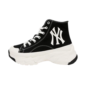 MLB Chunky High New York Yankees NY Shoes Baseball Sneakers 32SHU1111-50L Black - Picture 1 of 6